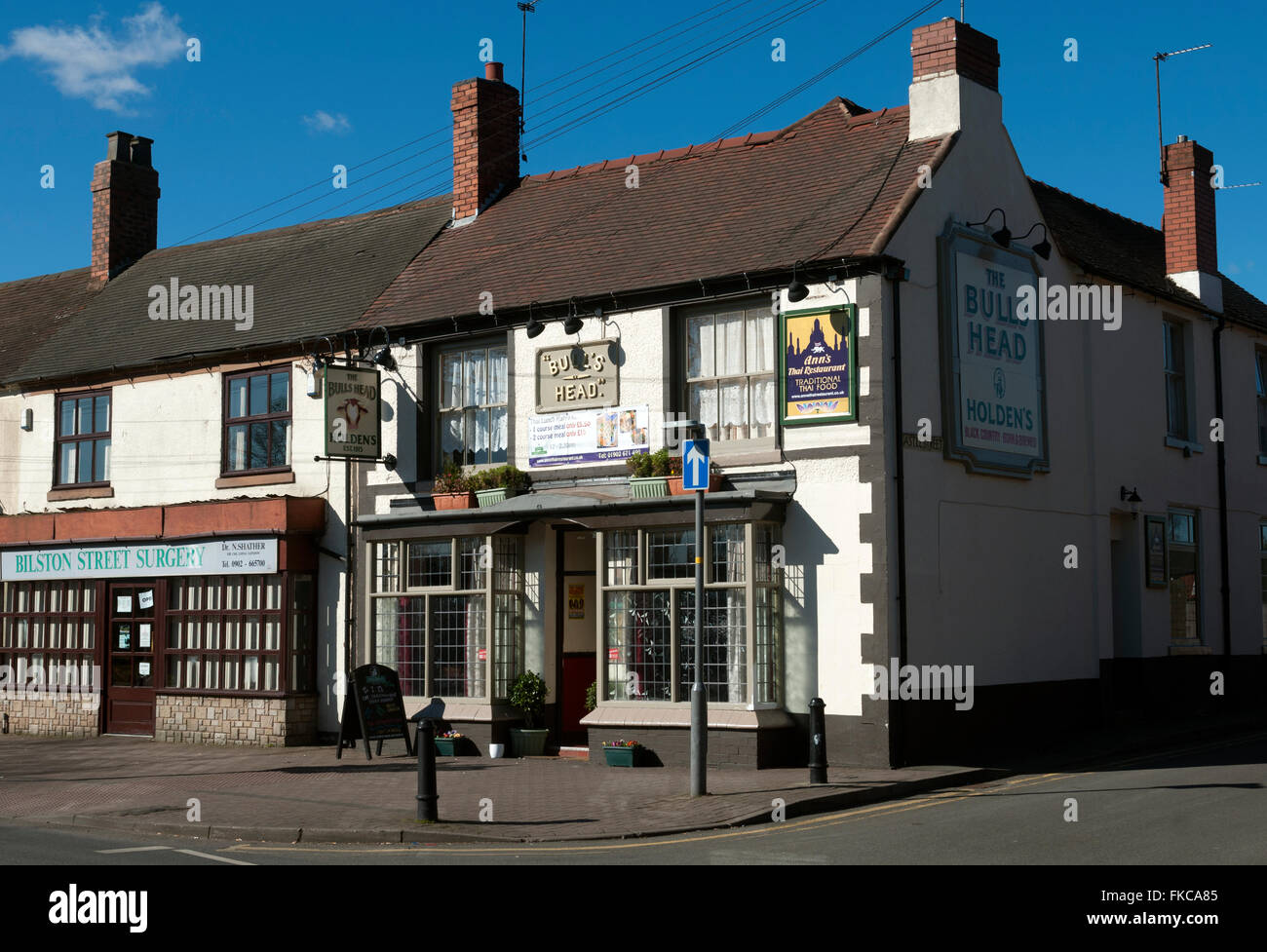 The Bull`s Head pub, Sedgley, West Midlands, England, UK Stock Photo